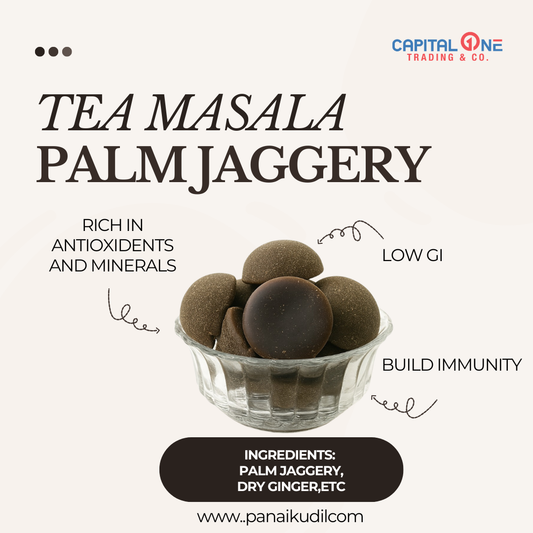 PREMIUM TEA MASALA PALM JAGERRY | MASALA PALM JAGGERY